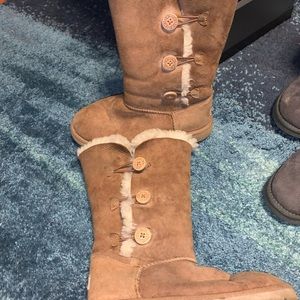 Button UGG boots